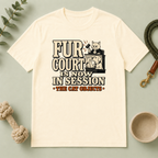 Fur Court Is Now in Session – Dog & Cat Rivalry T-Shirt