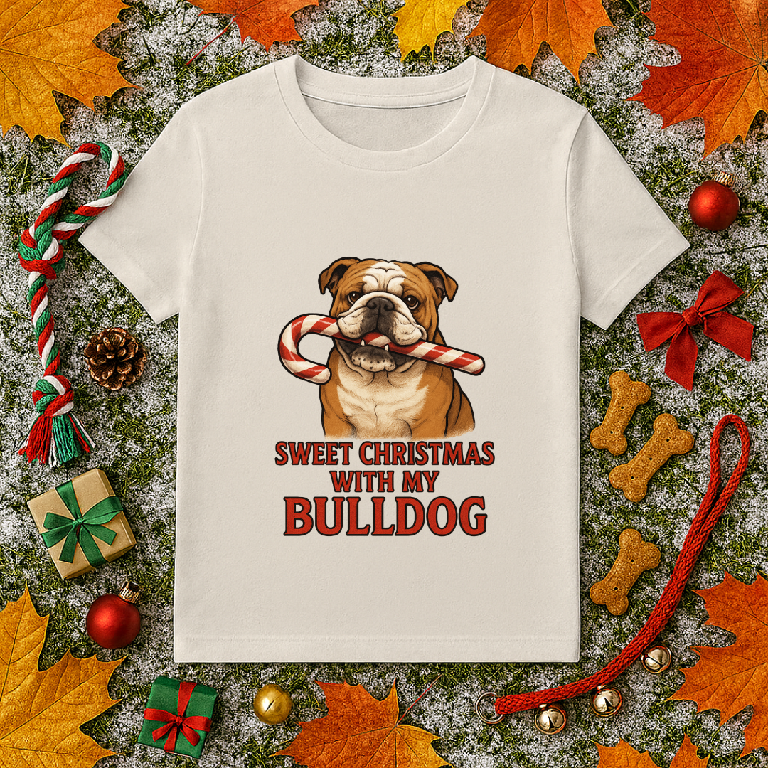 Sweet Christmas With My Bulldog