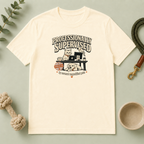 Professionally Supervised — Funny Dog & Cat Home Office Tee