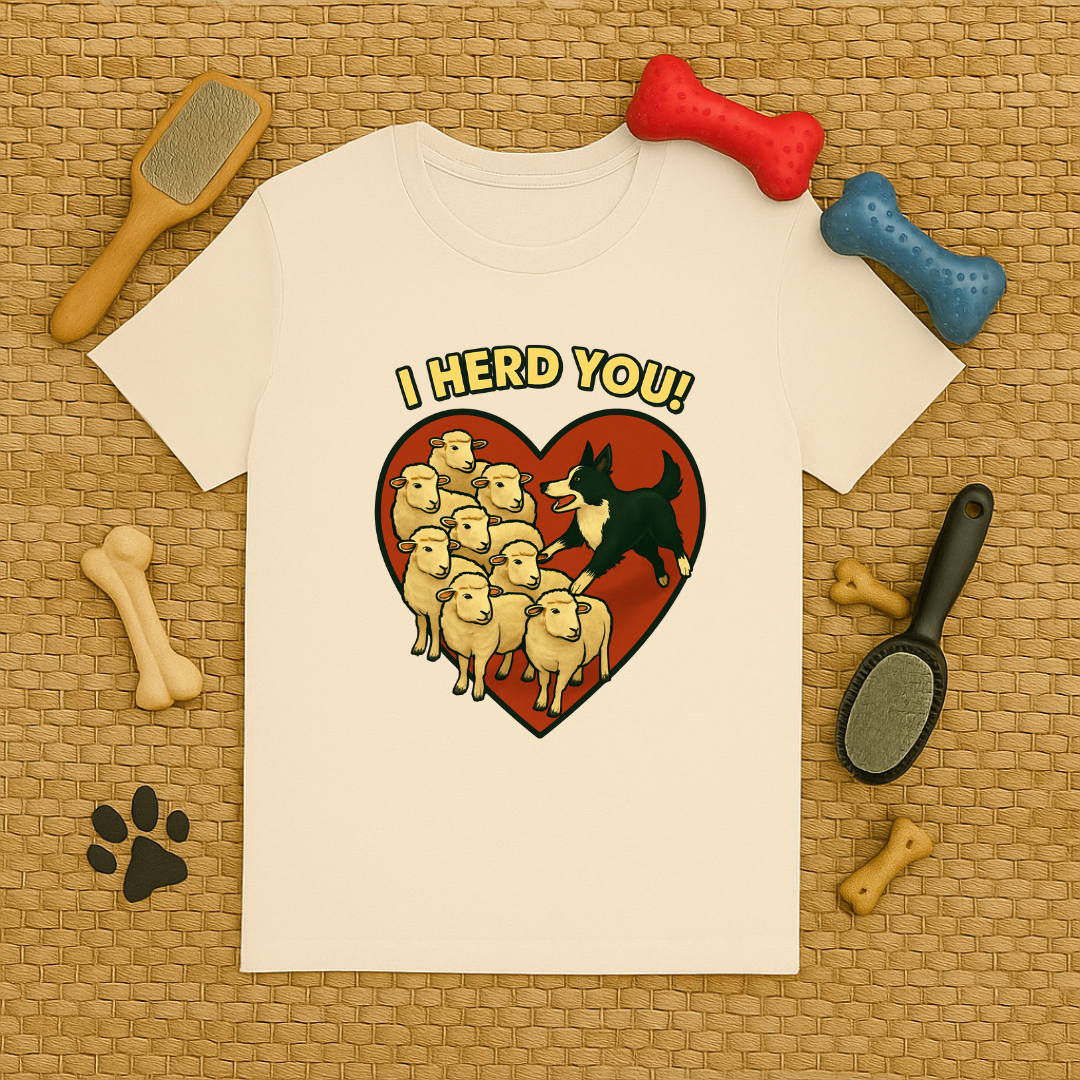 Humorous Herding Dog T-Shirt | I Herd You!