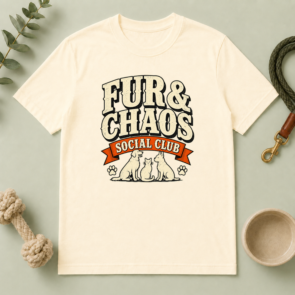 Fur & Chaos Social Club Tee