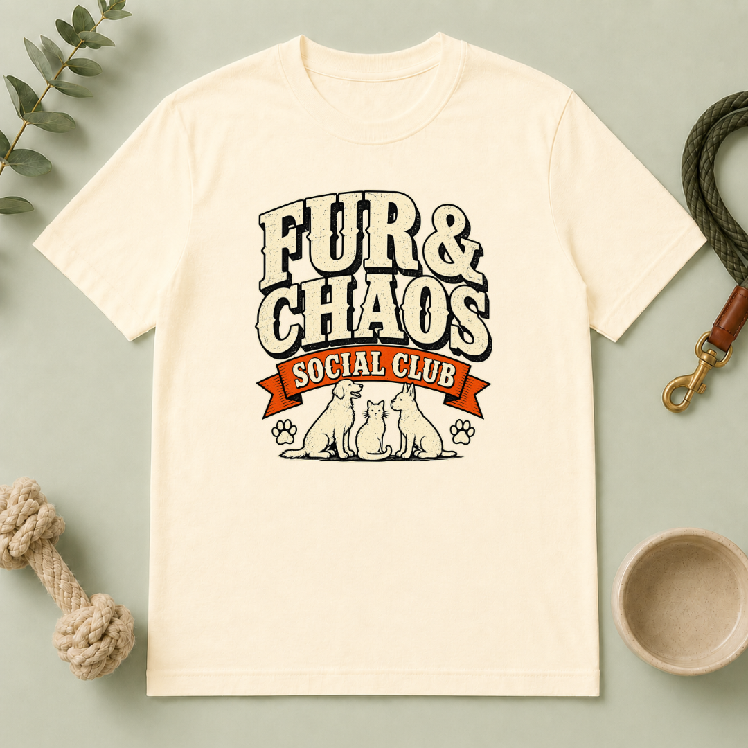 Fur & Chaos Social Club Tee