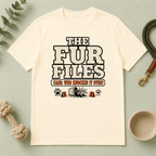 The Fur Files – Who Knocked It Over? Dog & Cat Rivalry T-Shirt
