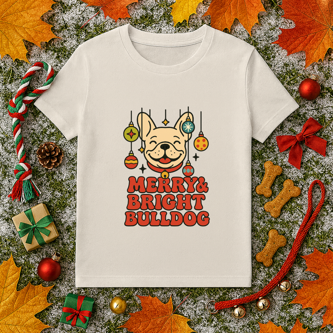 Merry & Bright Bulldog
