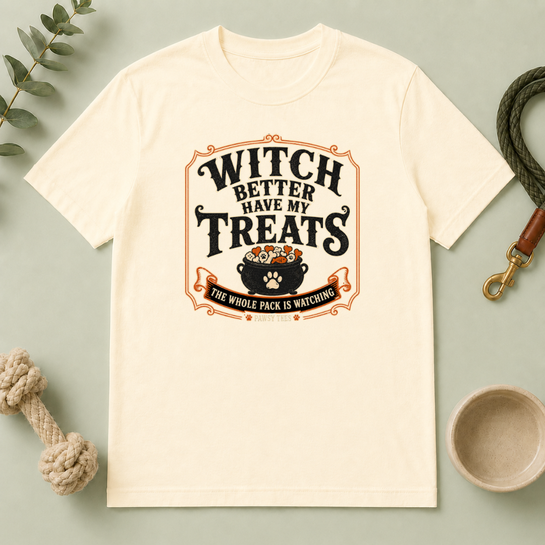 Witch Better Have My Treats Halloween Pet T-Shirt