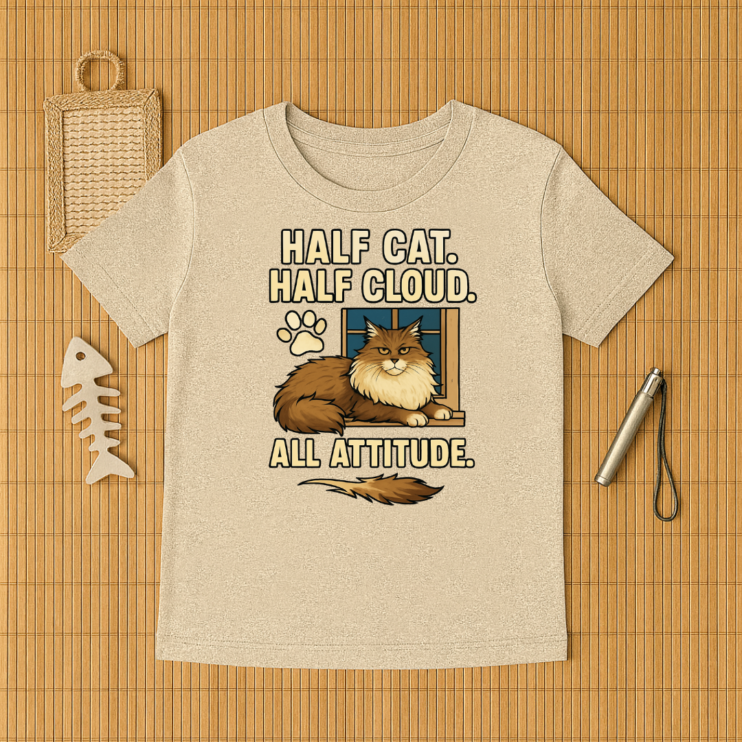 Half Cat Half Cloud All Attitude