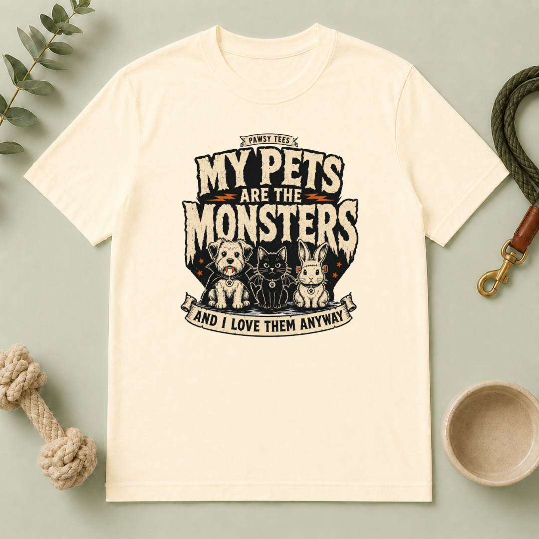 My Pets Are the Monsters ƒ?? Halloween T-Shirt