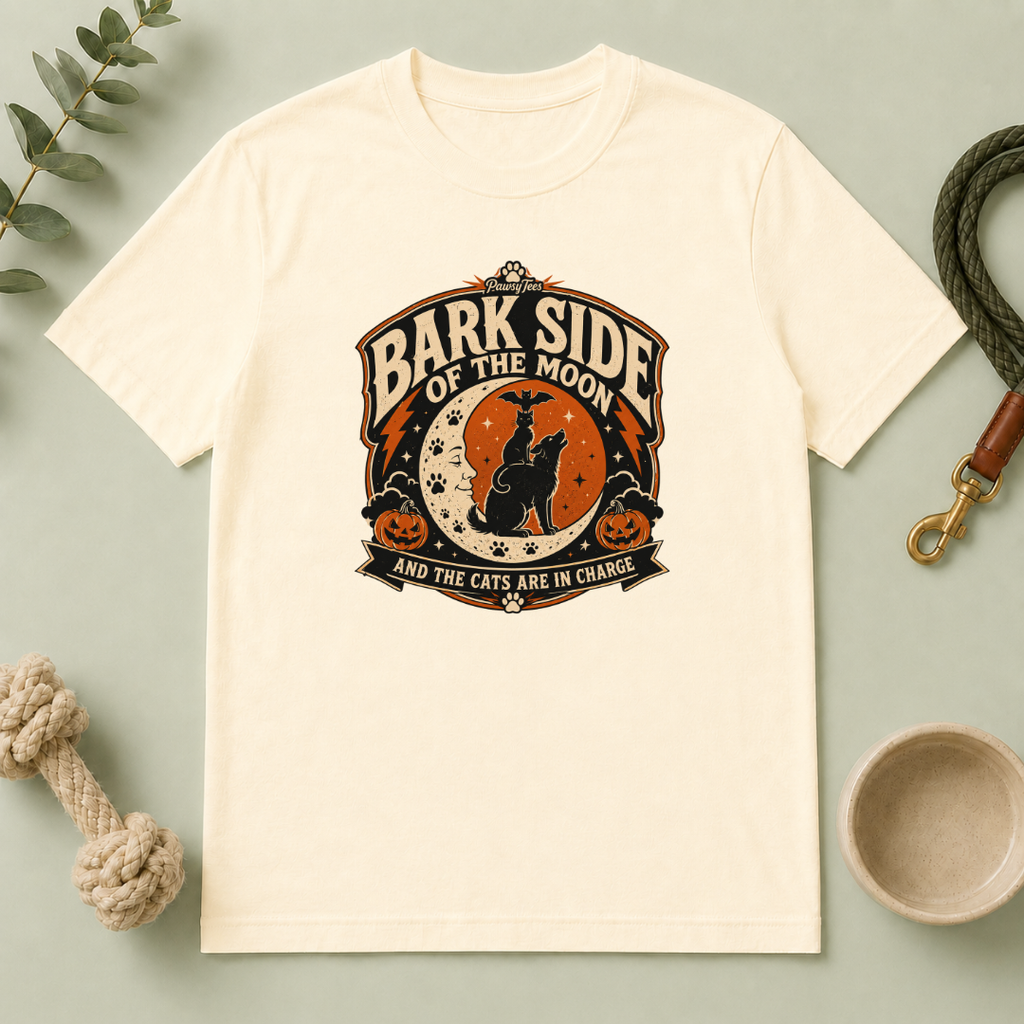 Bark Side of the Moon Halloween Pet T-Shirt
