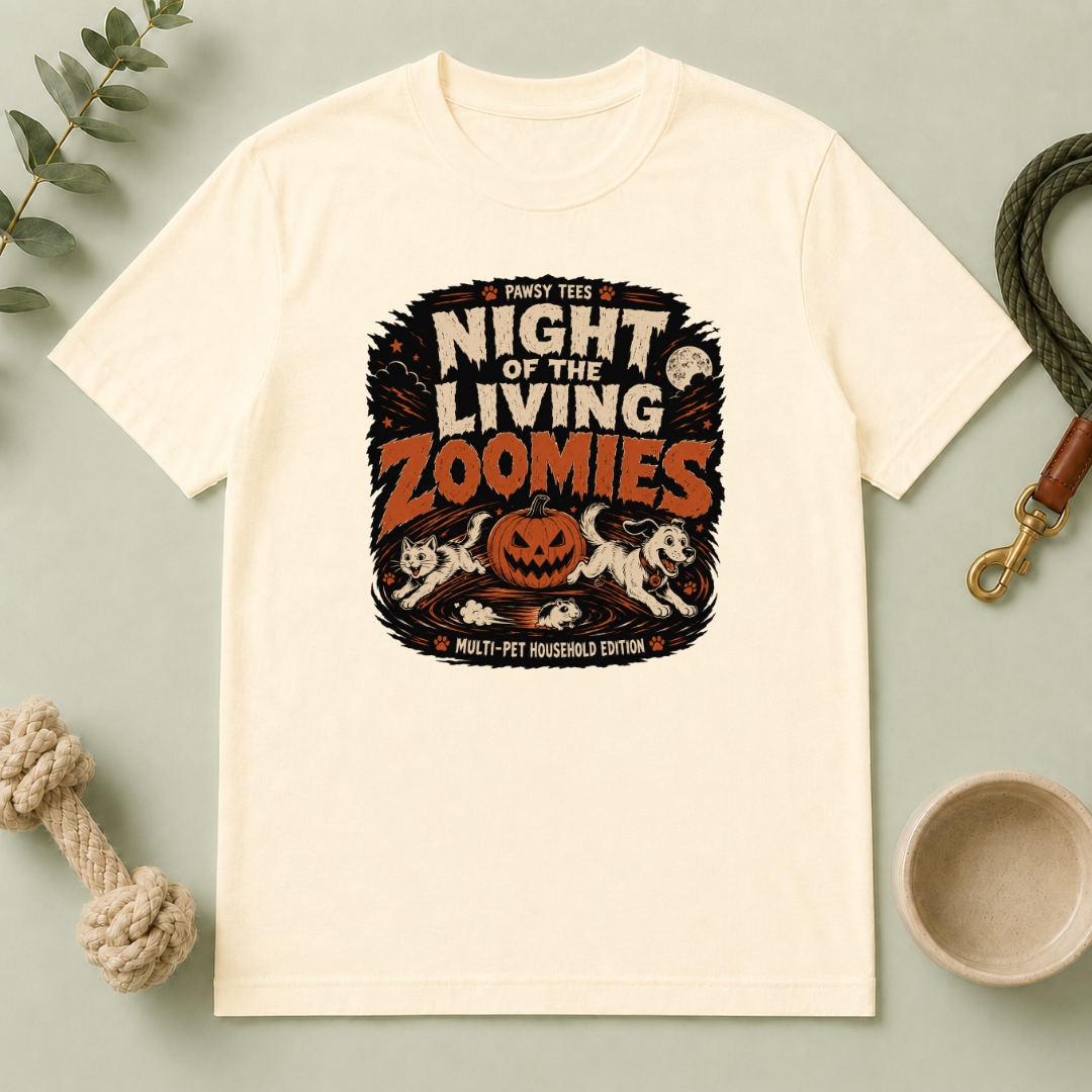Night of the Living Zoomies ƒ?? Halloween Pet T-Shirt