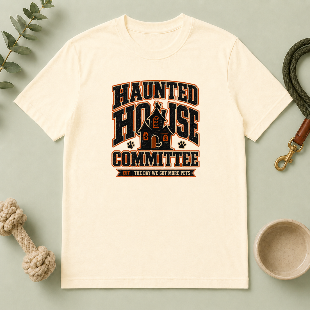 Haunted House Committee ƒ?? Halloween Pet T-Shirt