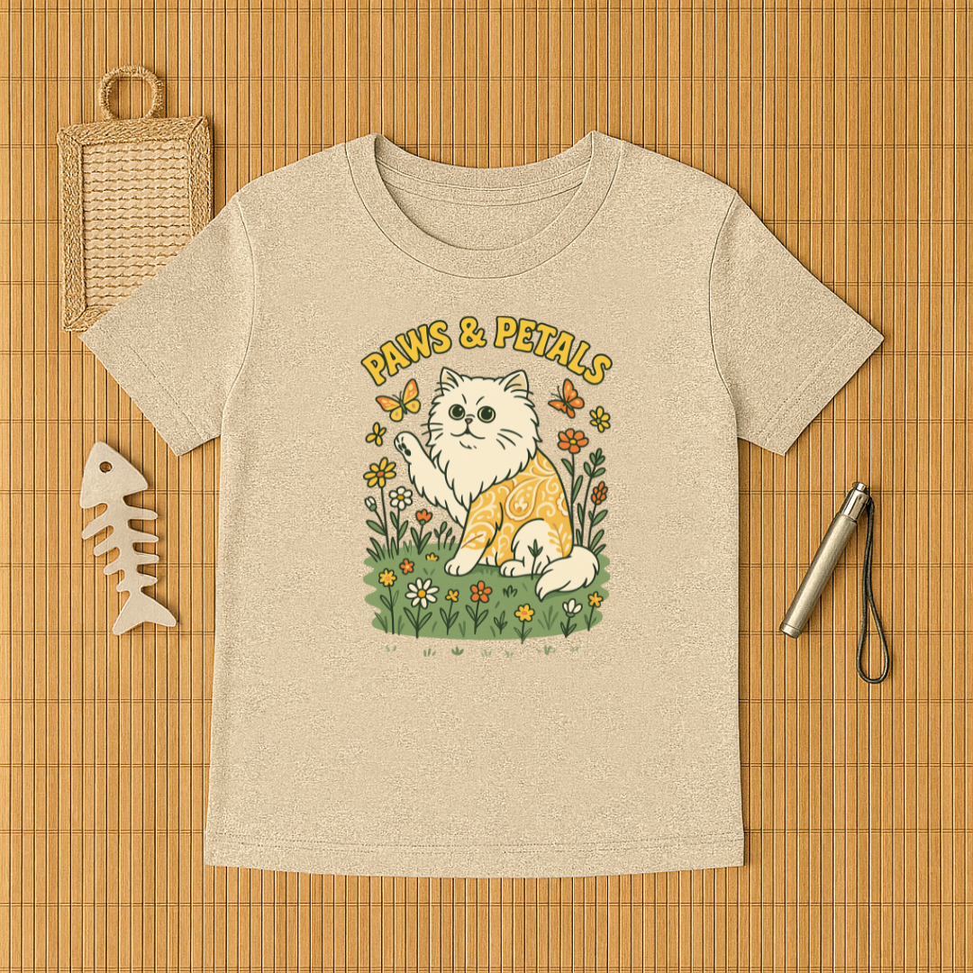 Paws & Petals Cat