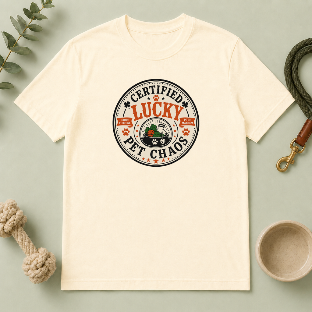 Certified Lucky Pet Chaos St. Patrick’s Day T-Shirt