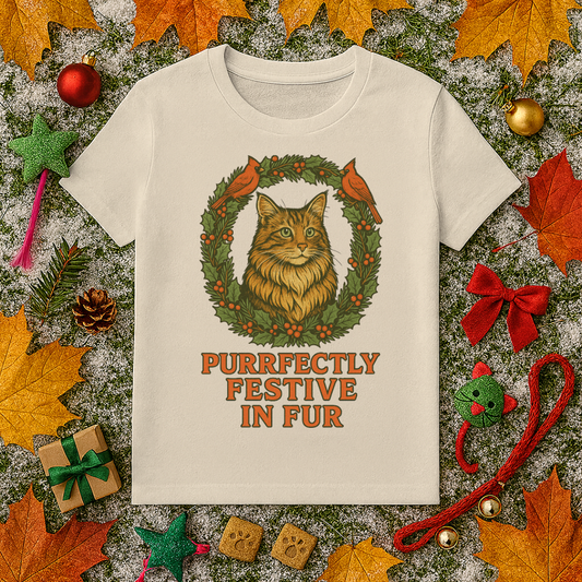 Purrfectly Festive In Fur