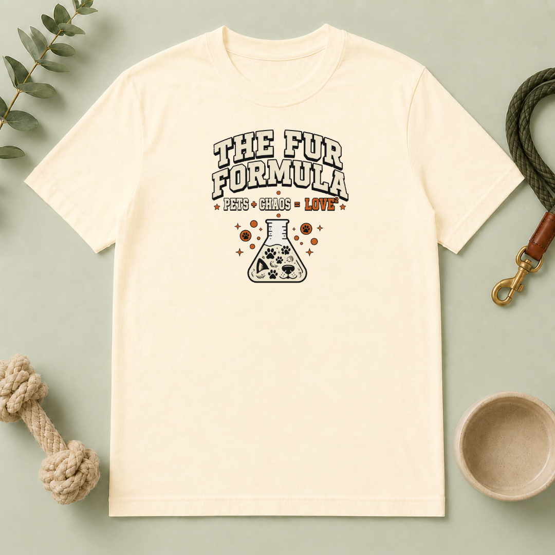 The Fur Formula — Pets • Chaos • Love Graphic Tee