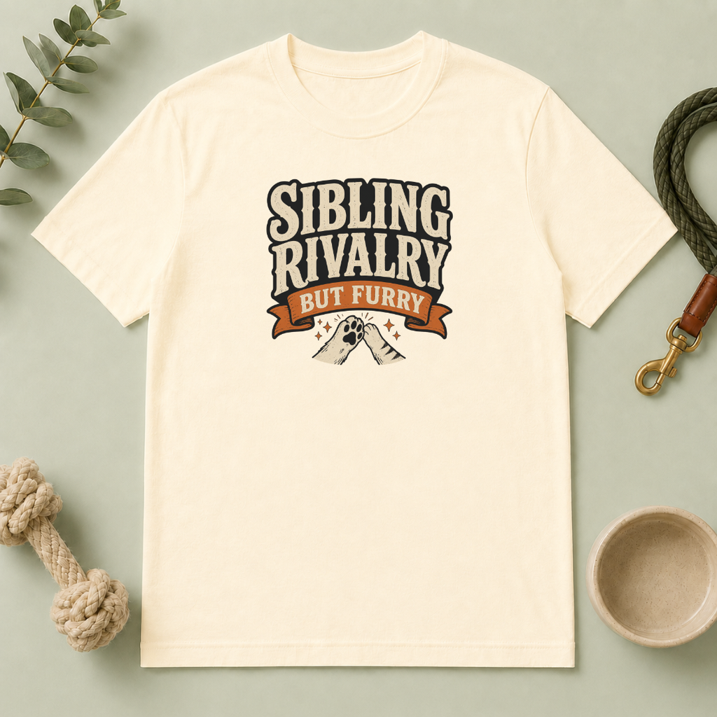 Sibling Rivalry But Furry T-Shirt