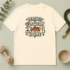 "Leashes + Litter + Love = Home" Graphic Tee