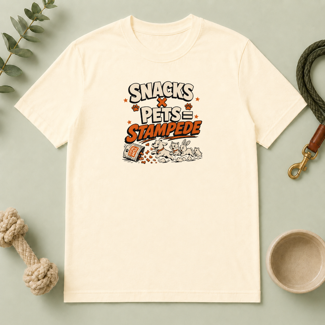 Snacks x Pets = Stampede Graphic Tee