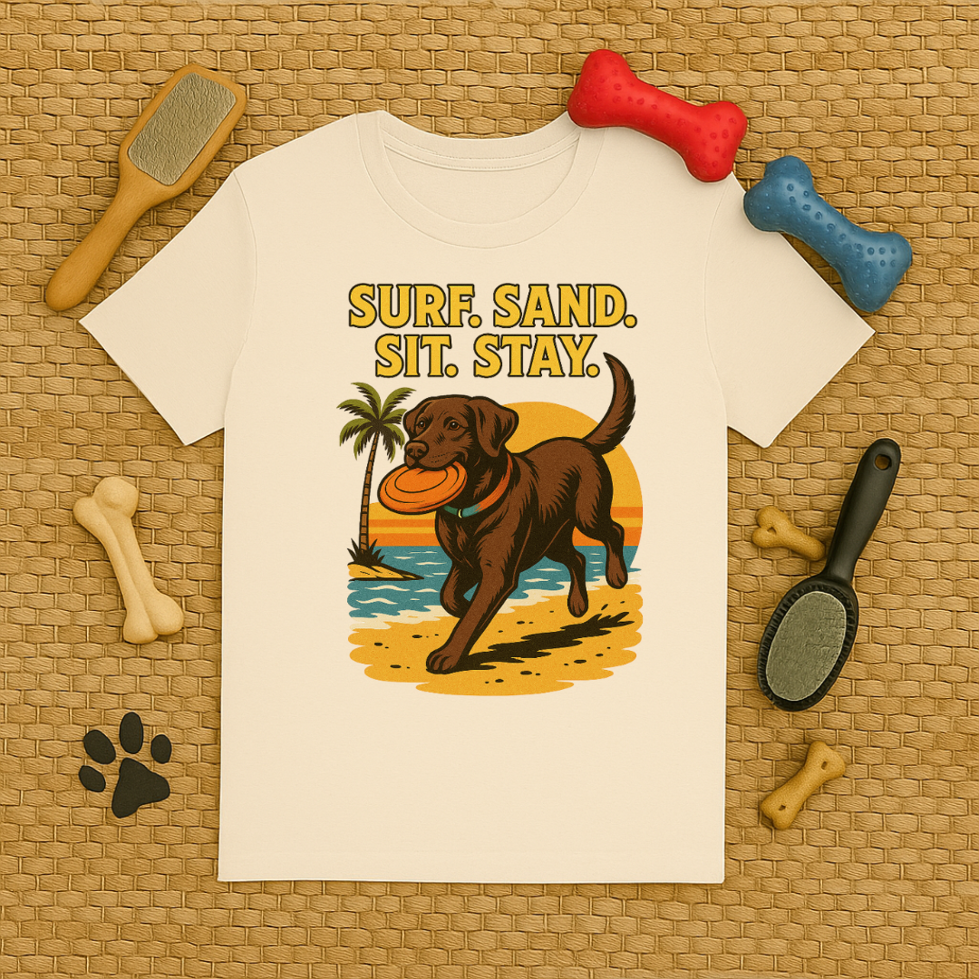 Surf. Sand. Sit. Stay.