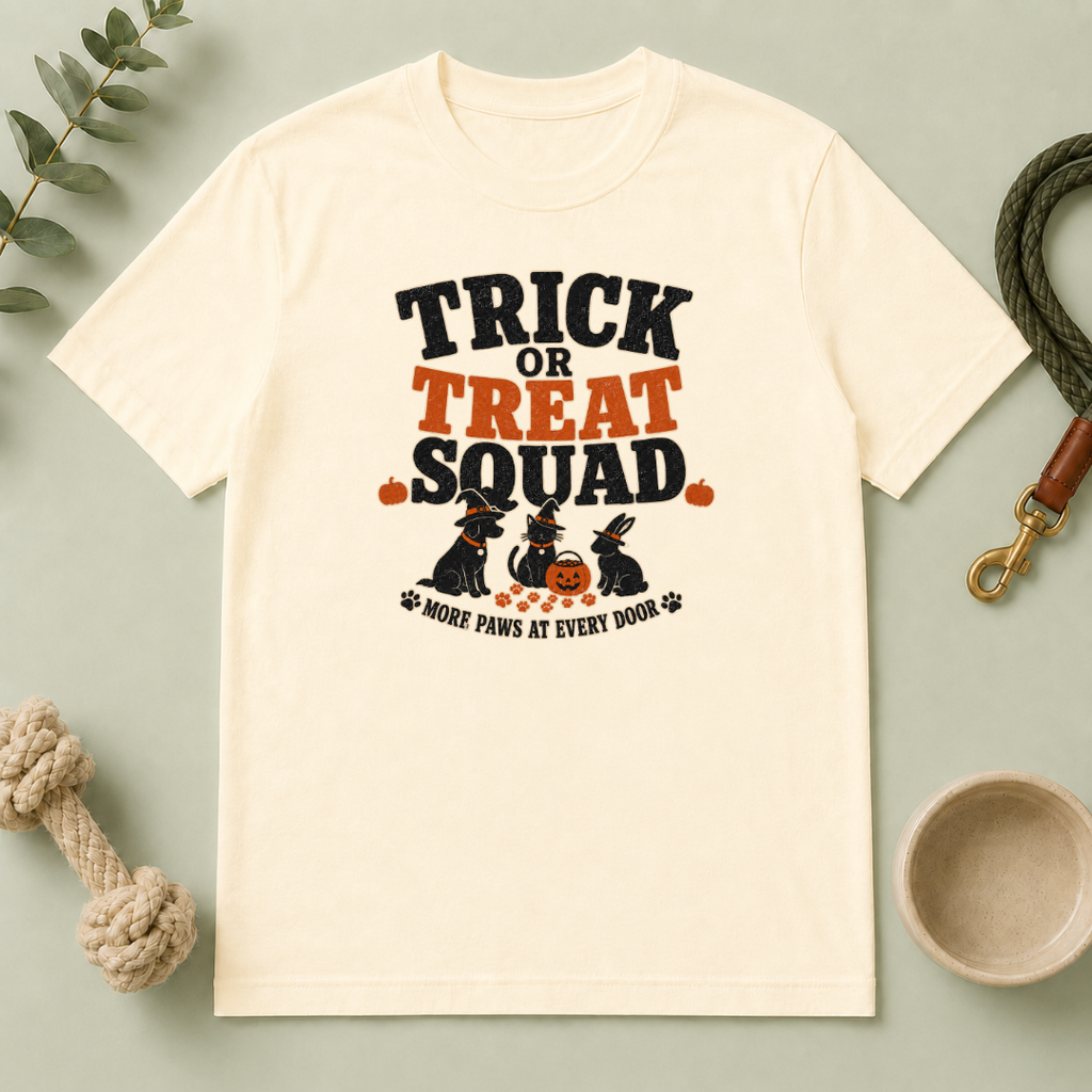 Trick or Treat Squad Halloween Pet T-Shirt