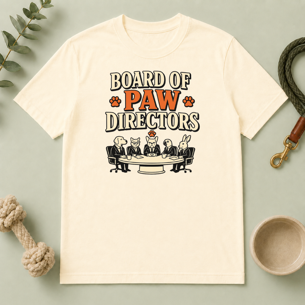 Board of Paw Directors — Funny Pet Lover Tee