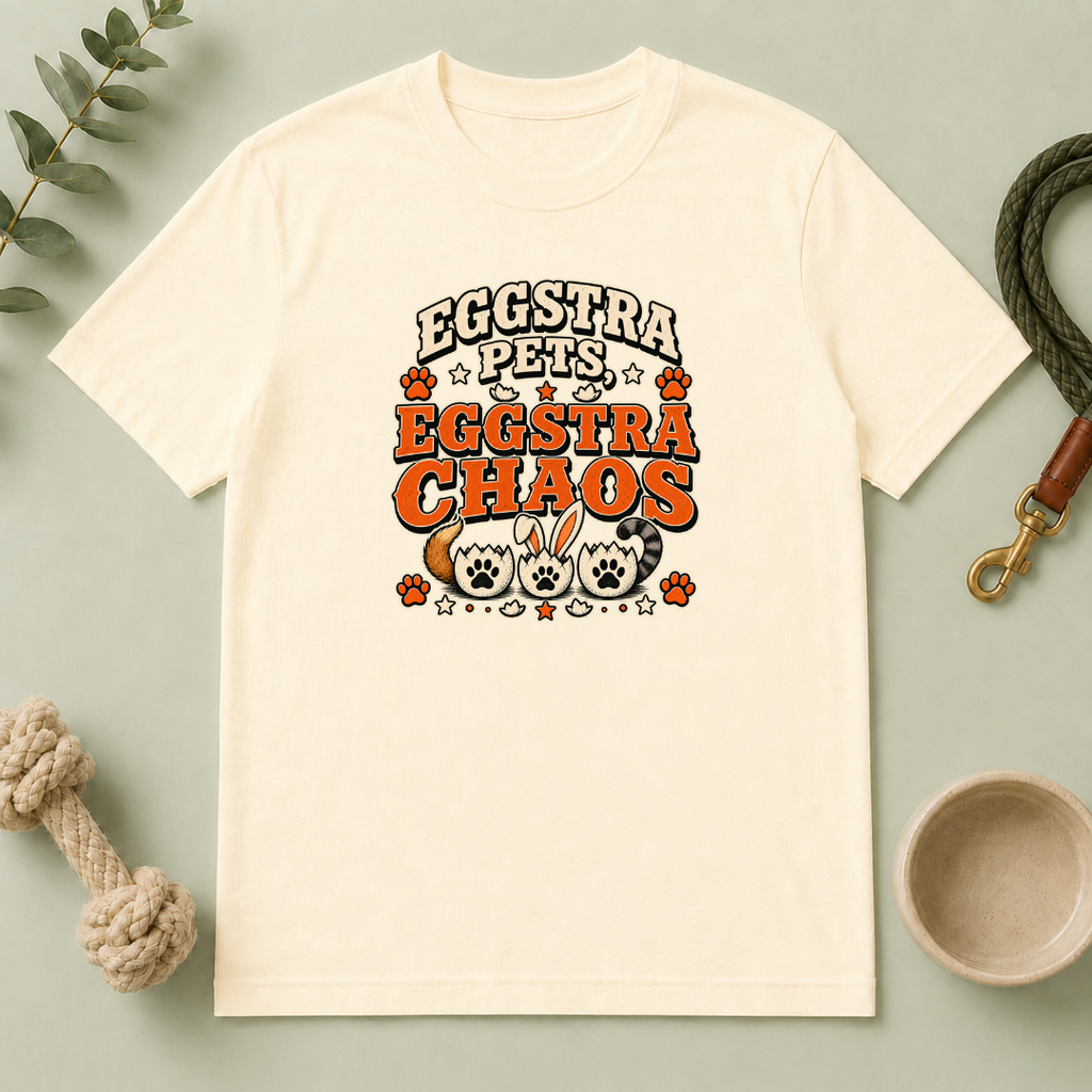 Eggstra Pets, Eggstra Chaos Easter Tee
