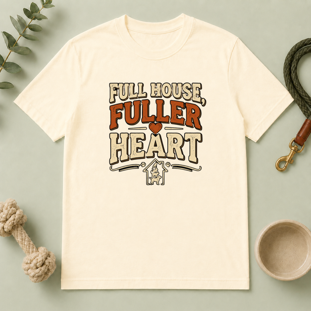 Full House Fuller Heart T-Shirt — Retro Family Love Tee