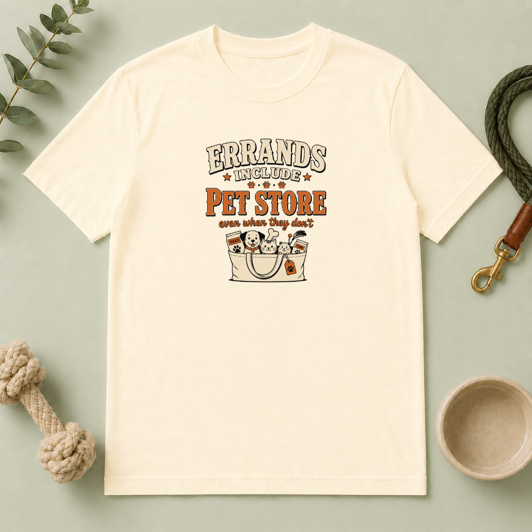 "Errands Include Pet Store Even When They Don't"