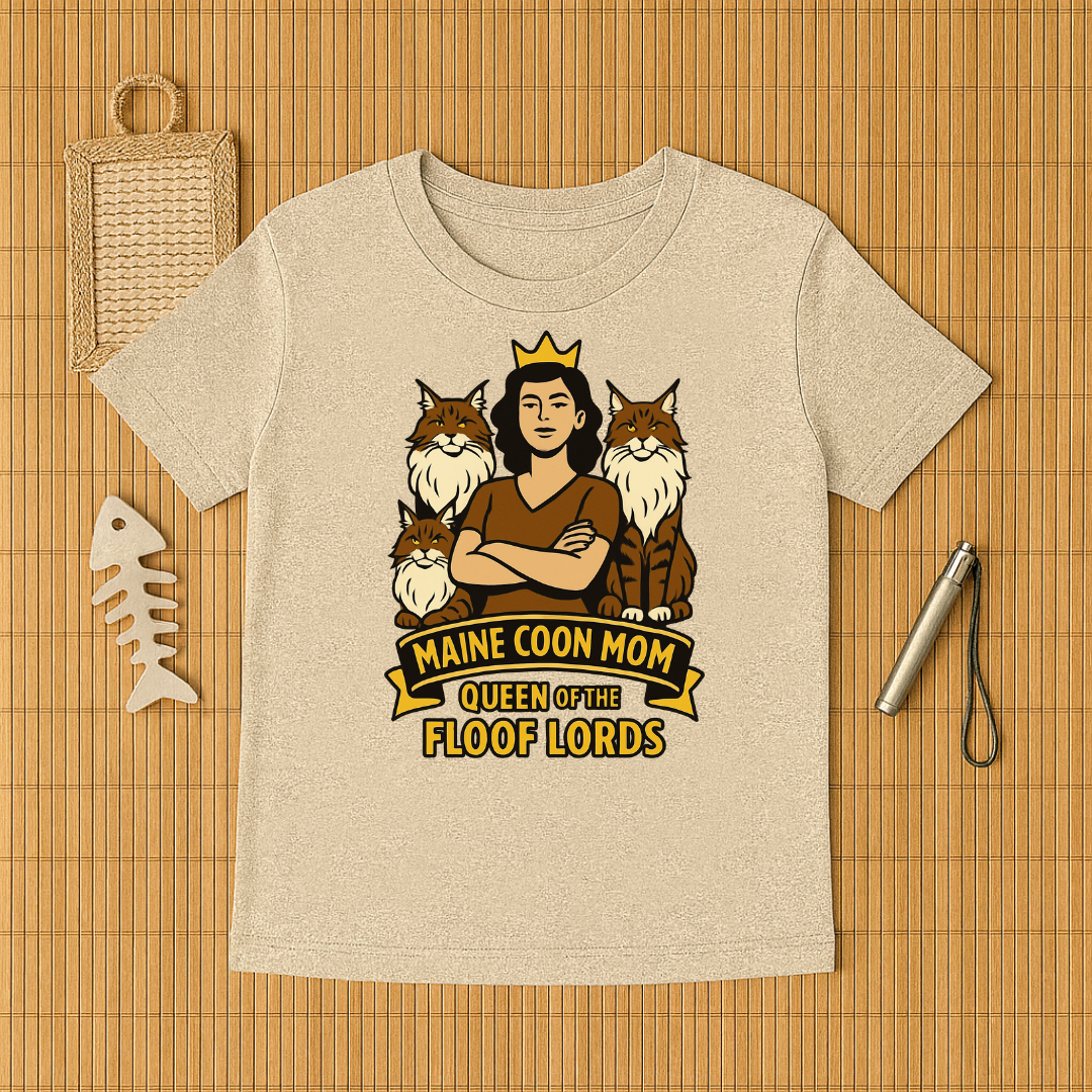 Maine Coon Mom, Queen Of The Floof Lords