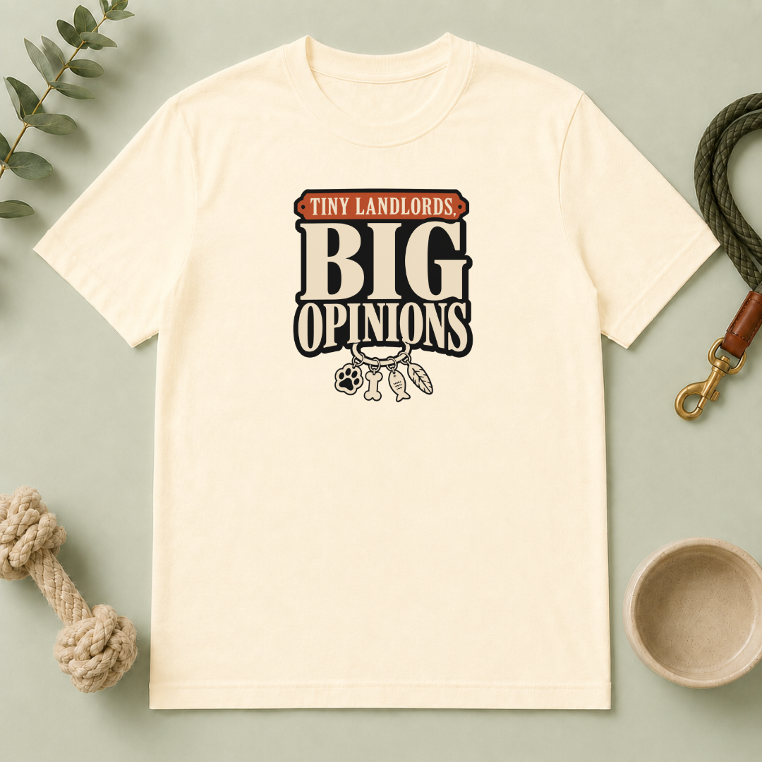 "Tiny Landlords, Big Opinions" Vintage Graphic Tee
