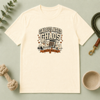 Calculated Chaos — Cute Pets & Math Pun Graphic Tee