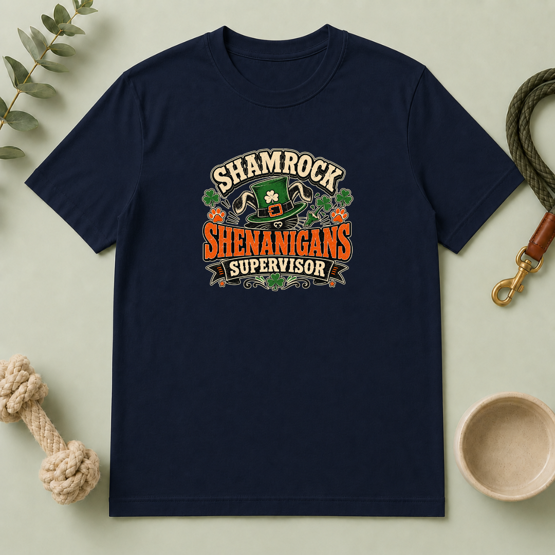 Shamrock Shenanigans Supervisor St. Patrick’s Day T-Shirt