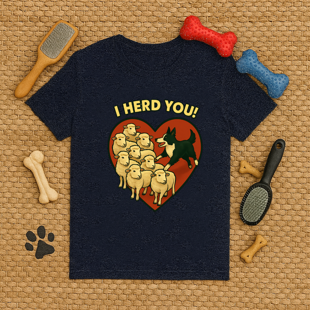 Humorous Herding Dog T-Shirt | I Herd You!