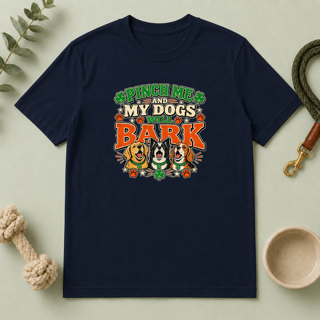 Pinch Me and My Dogs Will Bark St. Patrick’s Day T-Shirt