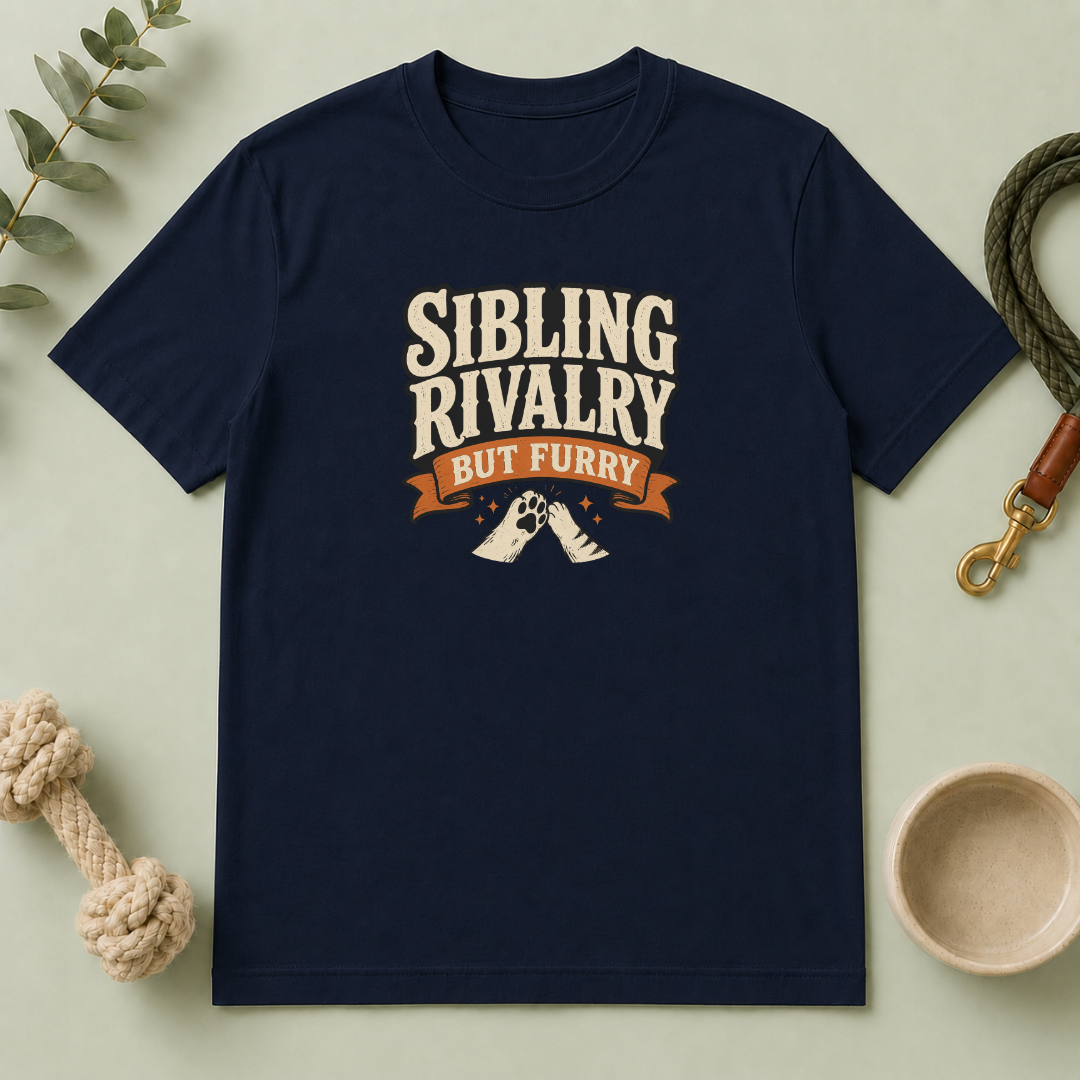 Sibling Rivalry But Furry T-Shirt