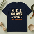 Fur Court Is Now in Session – Dog & Cat Rivalry T-Shirt