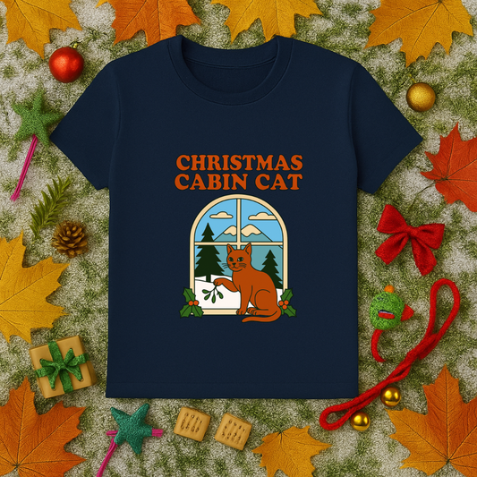 Christmas Cabin Cat