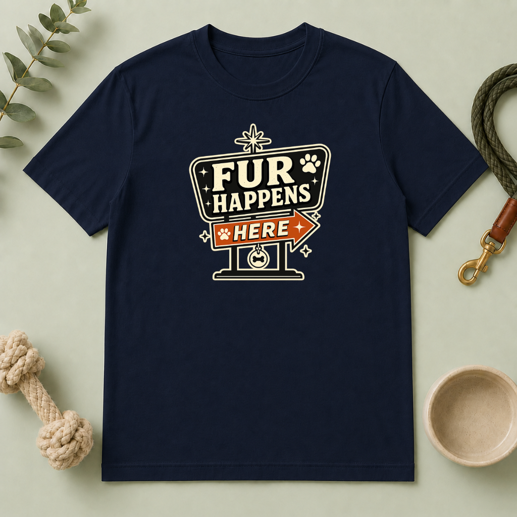 Fur Happens Here Tee