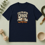 Calculated Chaos — Cute Pets & Math Pun Graphic Tee