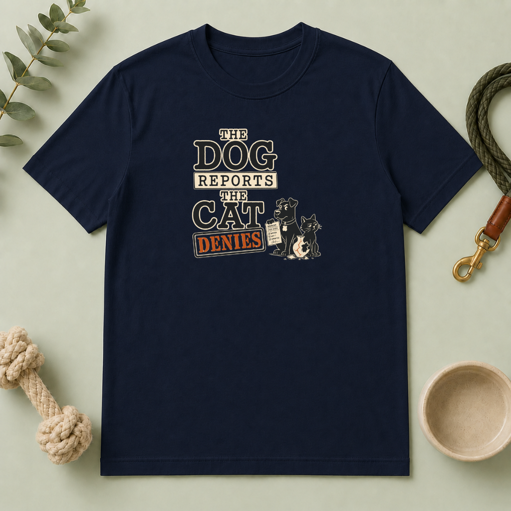 Dog Reports, Cat Denies T-Shirt