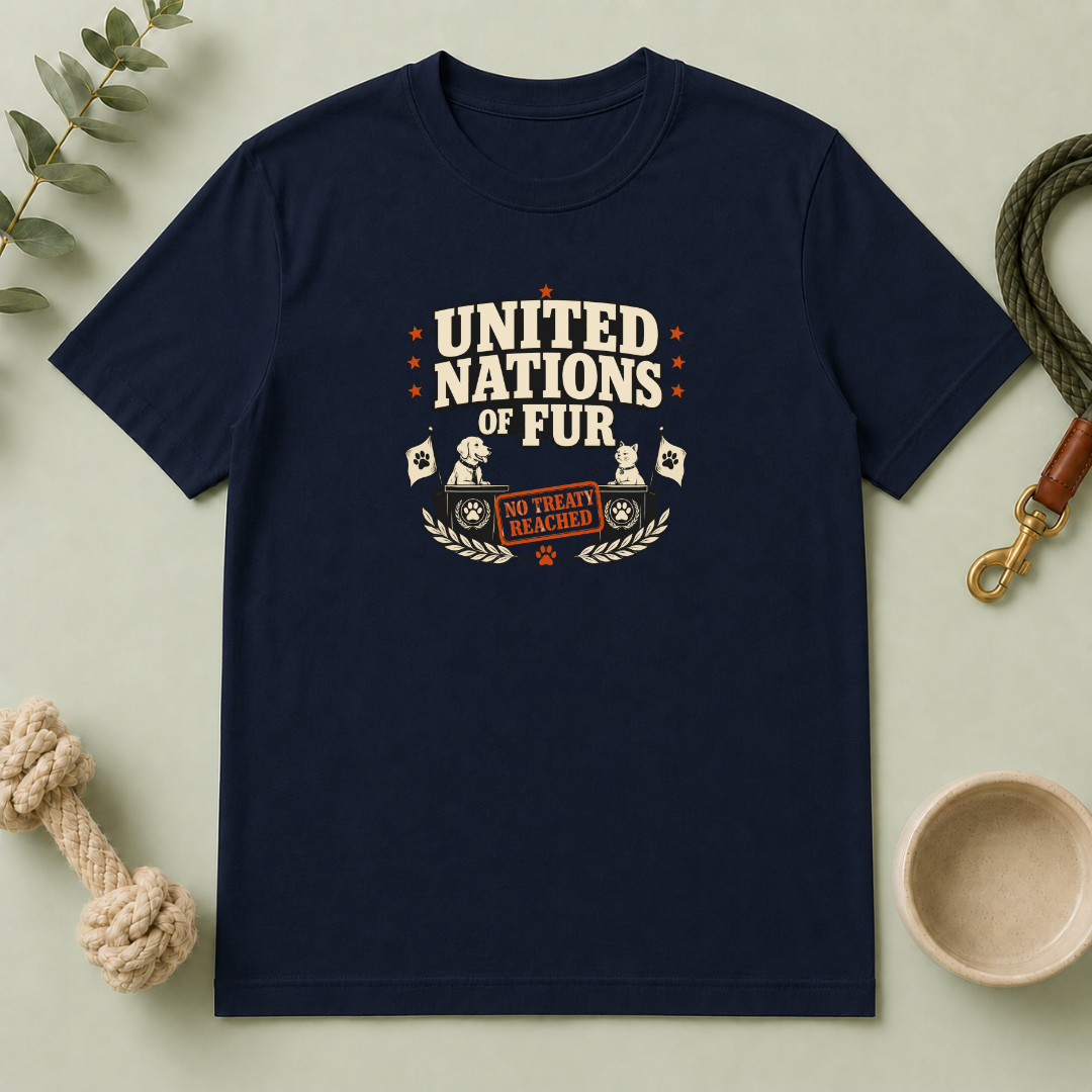 United Nations of Fur — Funny Pet Lover Graphic Tee