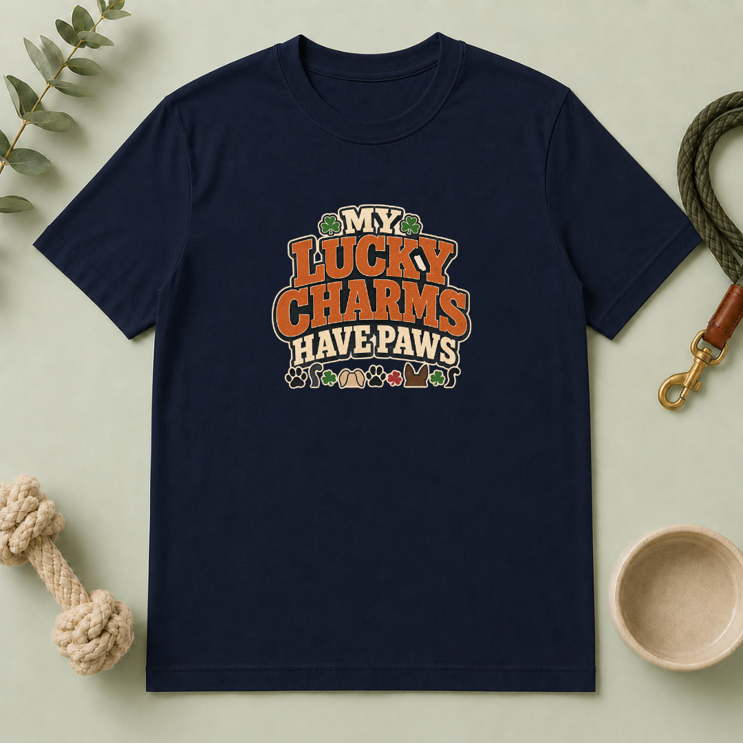 My Lucky Charms Have Paws St. Patrick’s Day T-Shirt
