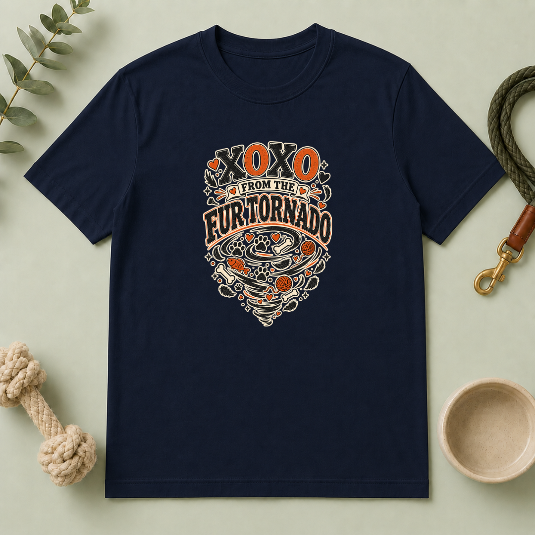 XOXO From the Fur Tornado Valentine Pet T-Shirt