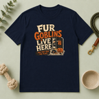 Fur Goblins Live Here Halloween Pet T-Shirt