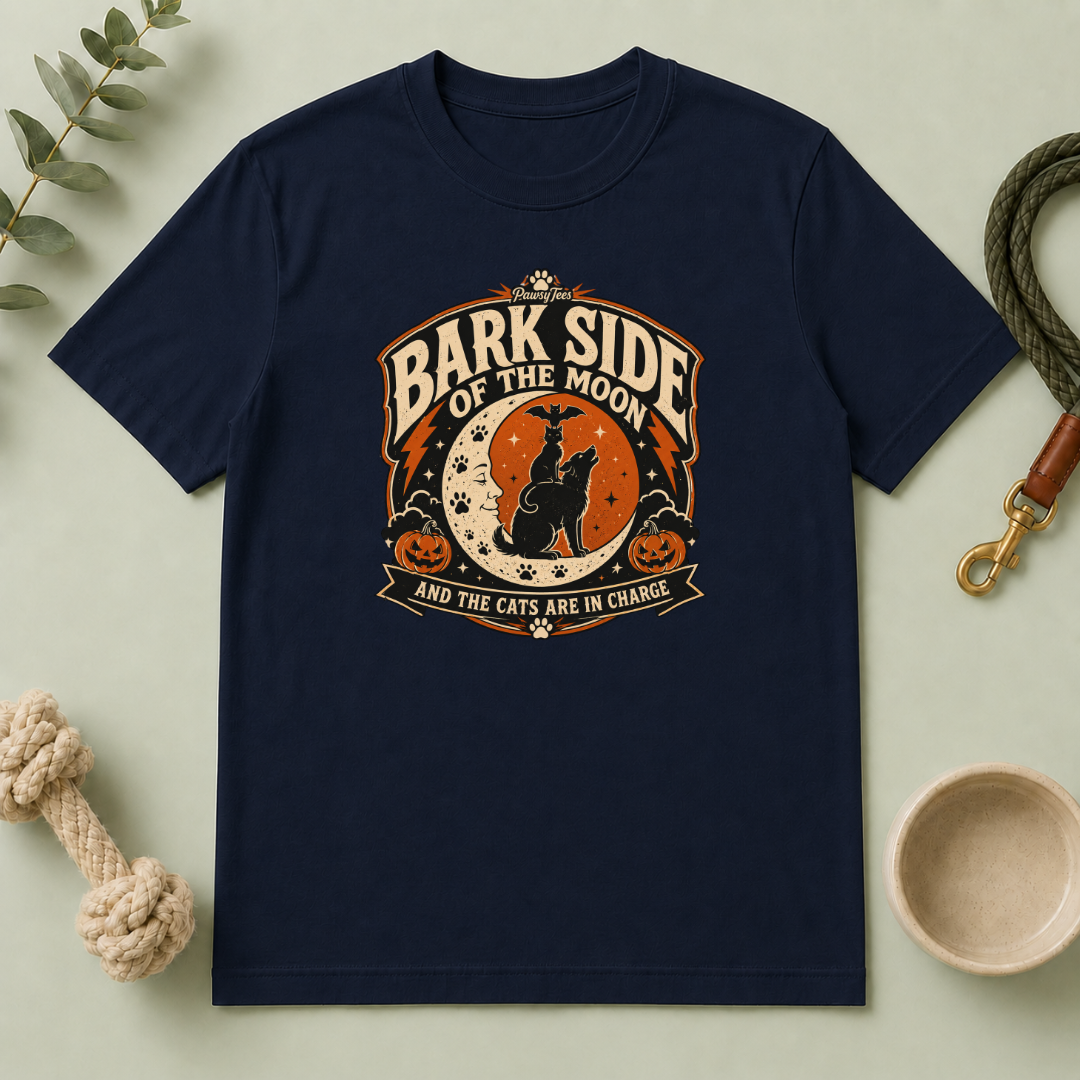 Bark Side of the Moon Halloween Pet T-Shirt
