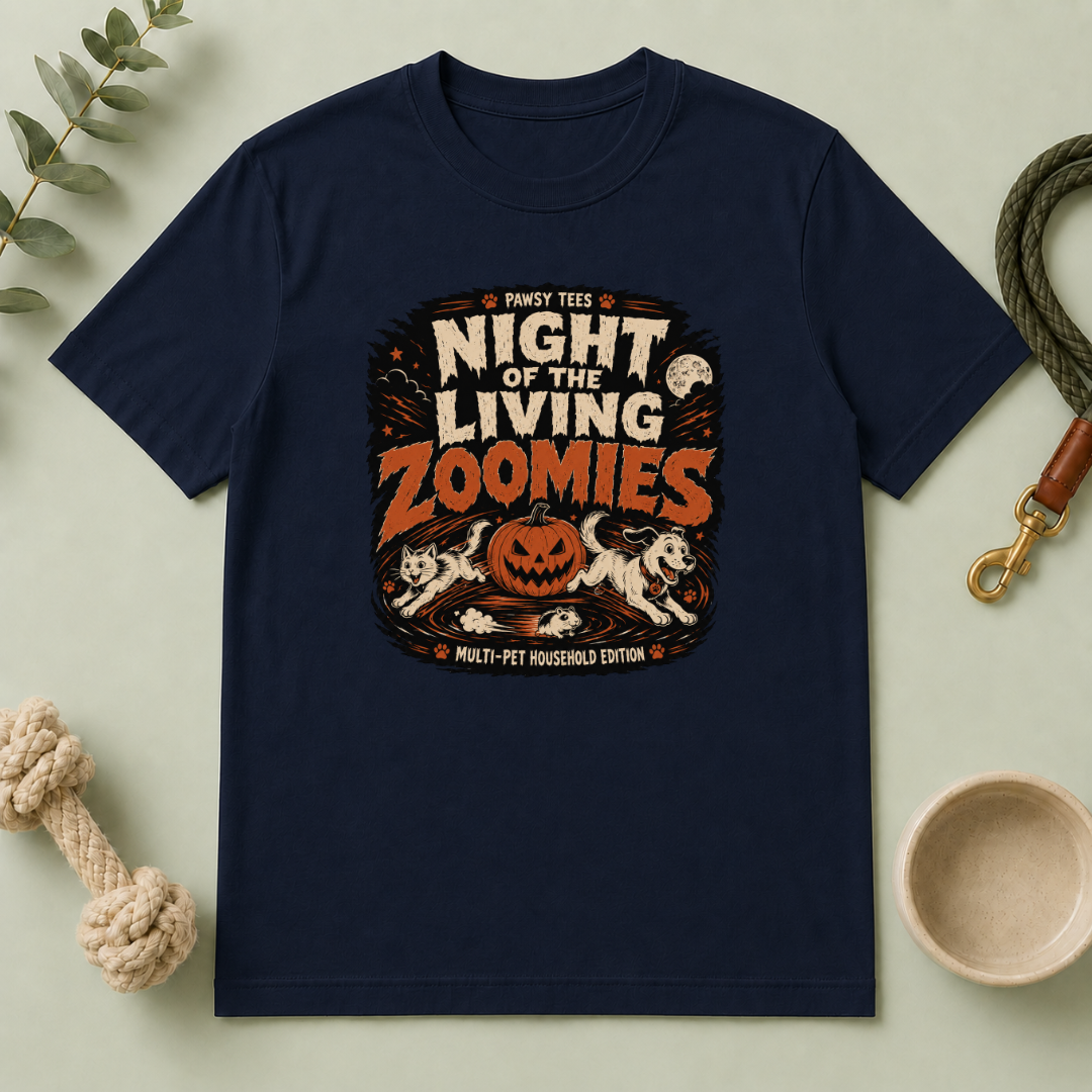Night of the Living Zoomies ƒ?? Halloween Pet T-Shirt