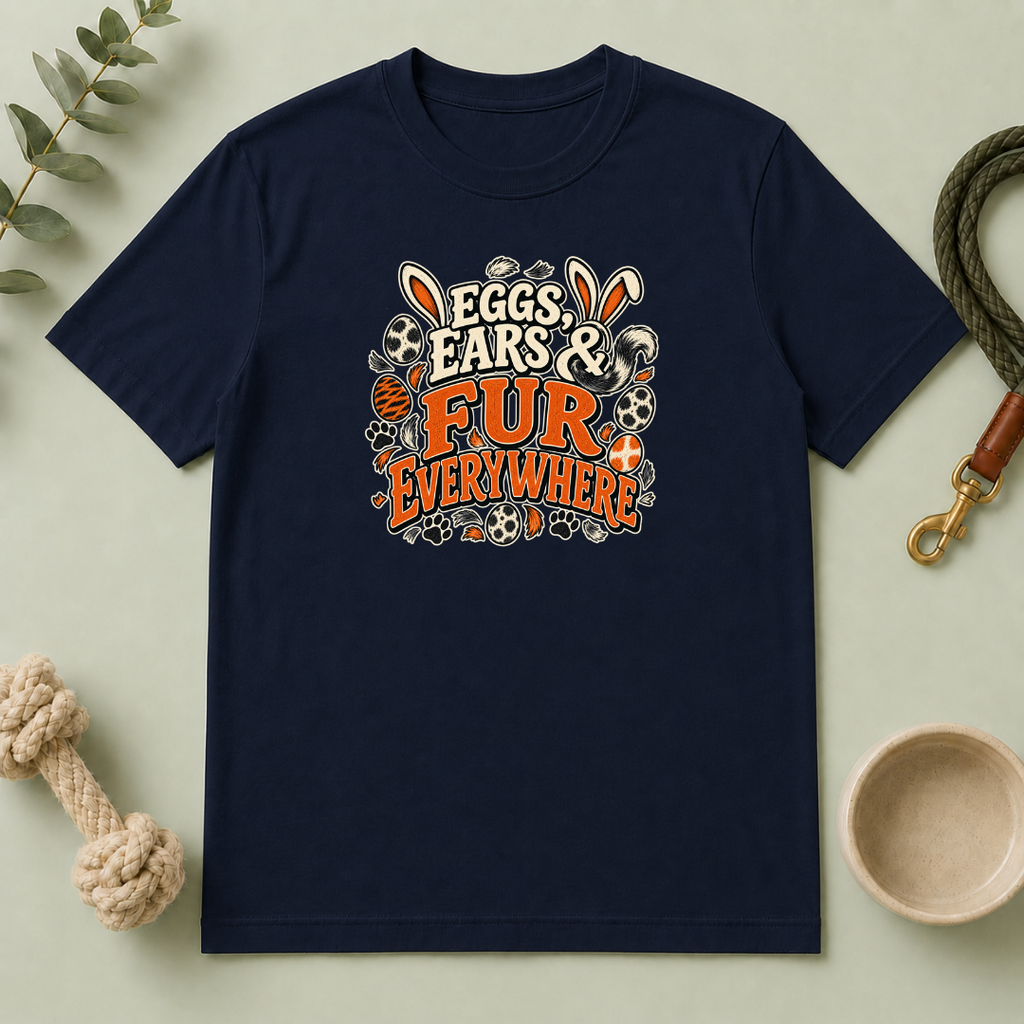 Eggs, Ears & Fur Everywhere Easter Tee