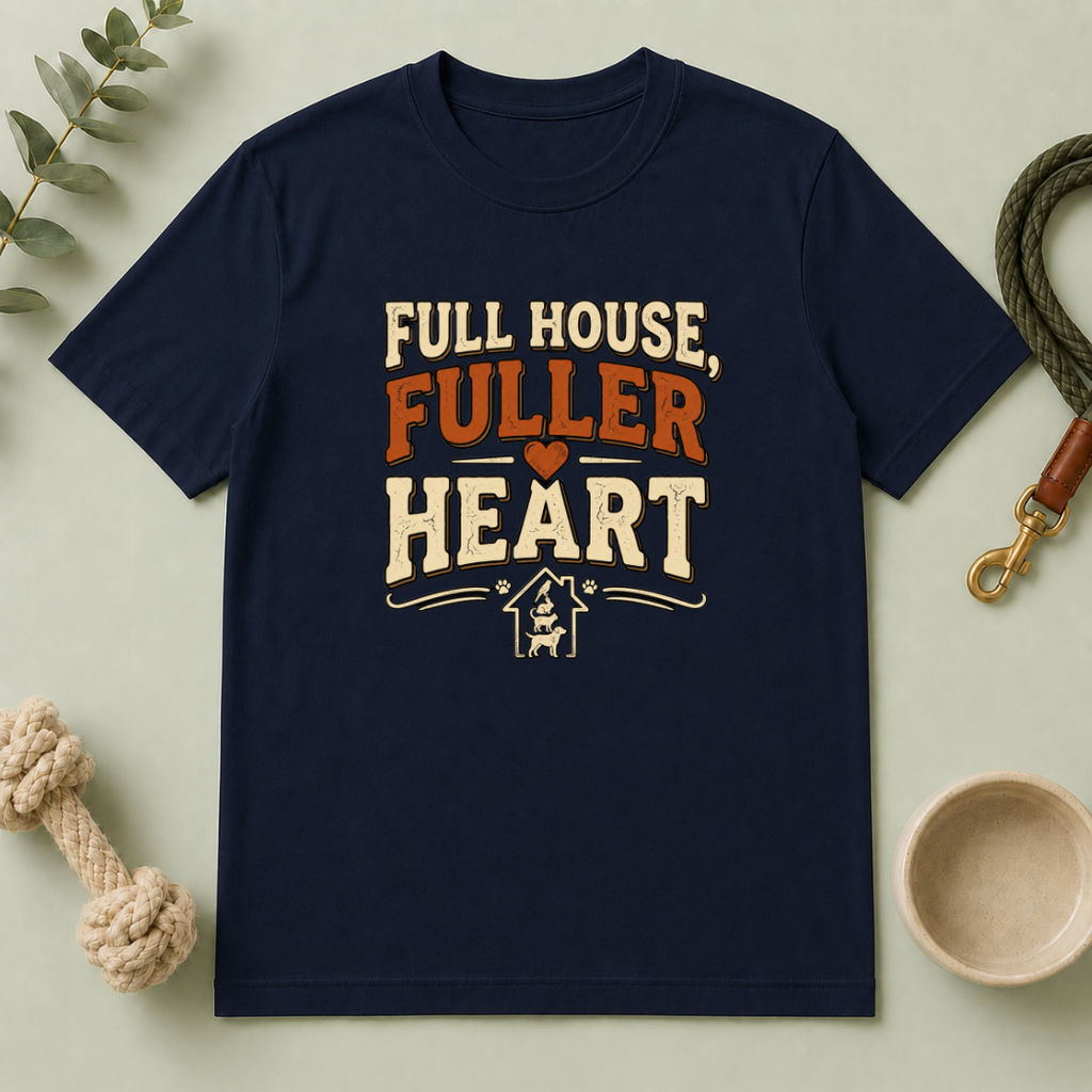 Full House Fuller Heart T-Shirt — Retro Family Love Tee
