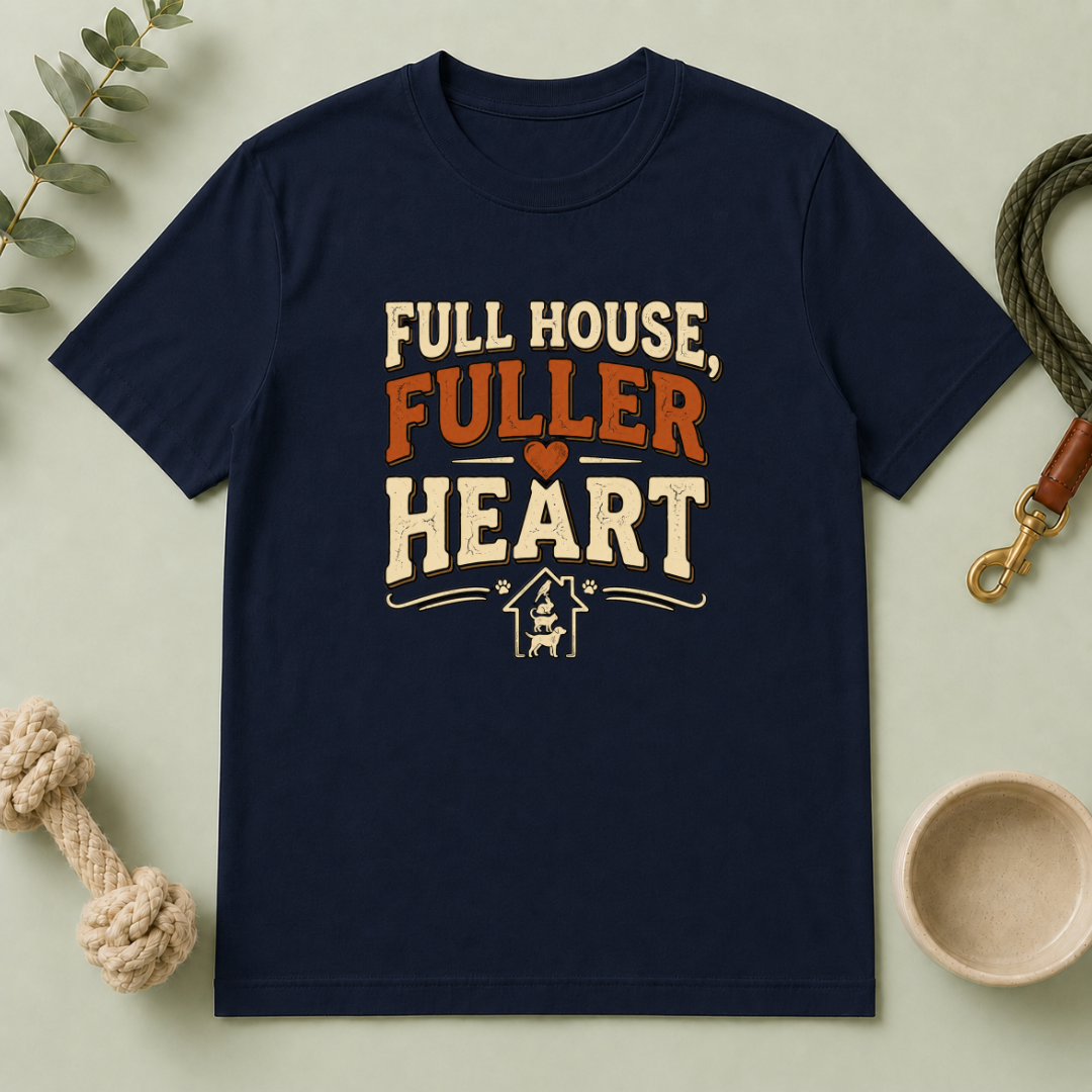 Full House Fuller Heart T-Shirt — Retro Family Love Tee