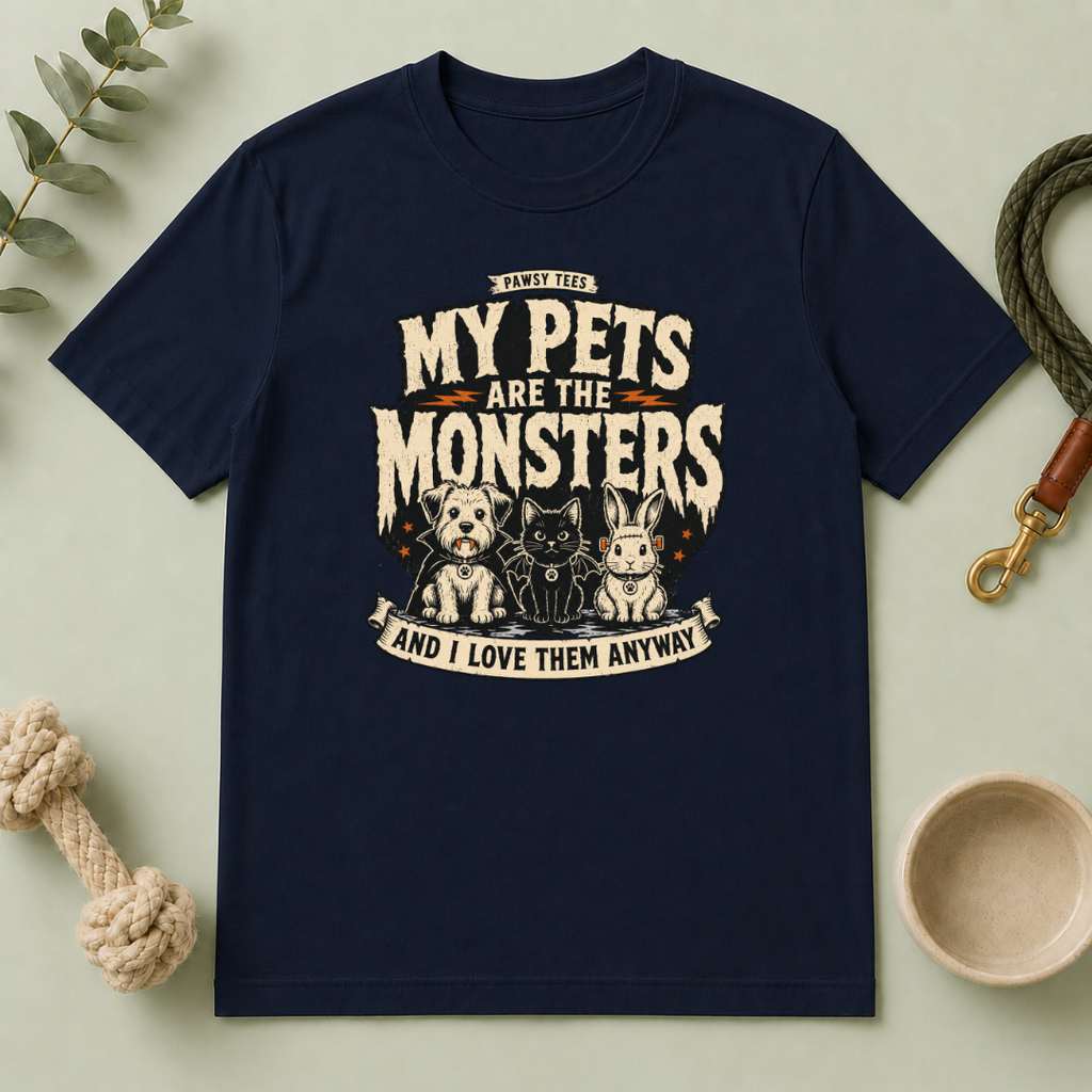 My Pets Are the Monsters ƒ?? Halloween T-Shirt