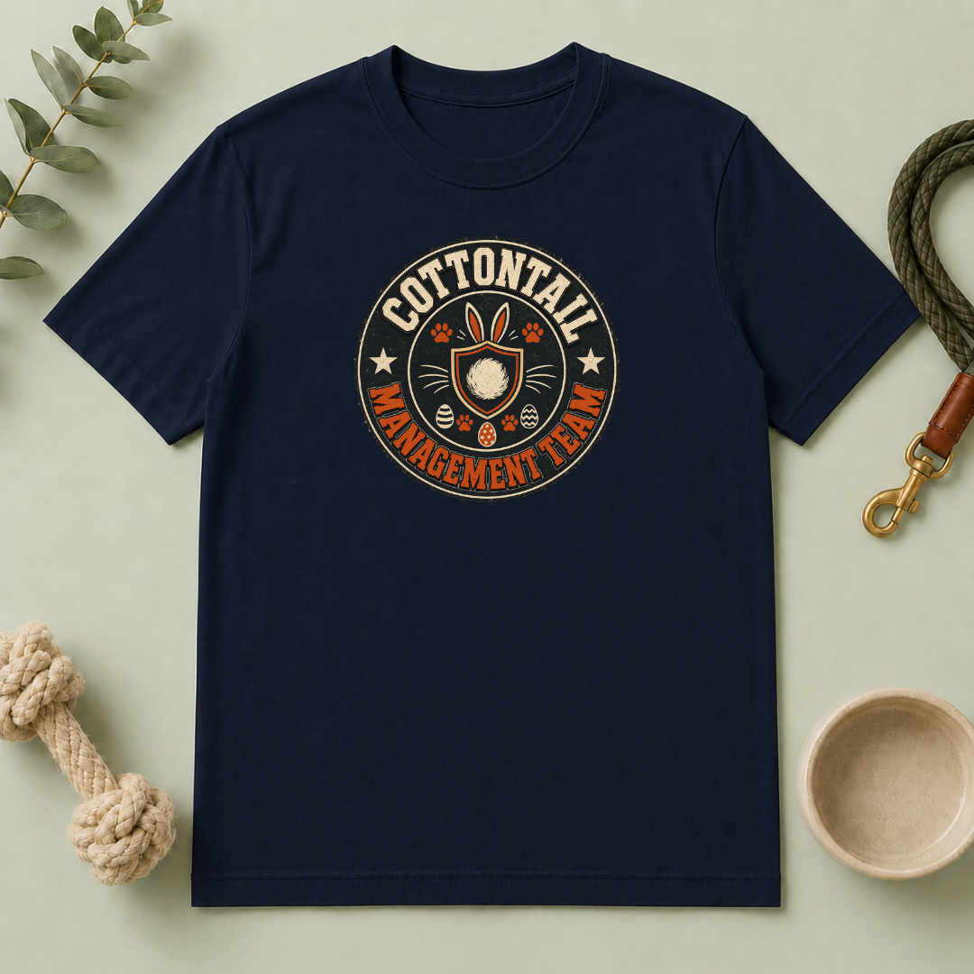 Cottontail Management Team Multi-Pet Easter T-Shirt